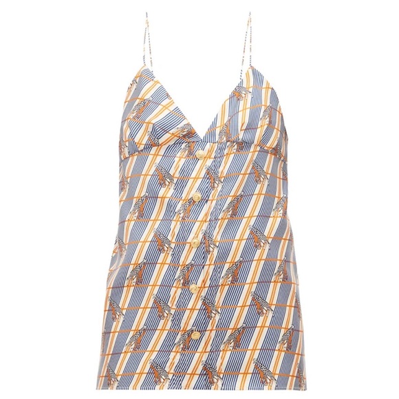Gucci Tops - SALE 🌟 GUCCI Giraffe Print Silk Cami Top NWT